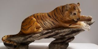 Nature Tiger Statue Jungle Wild Animal Figurine