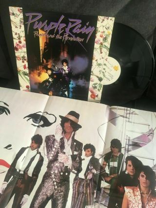 Prince And The Revolution - Purple Rain Lp Album,  Poster 1984 1 - 25110