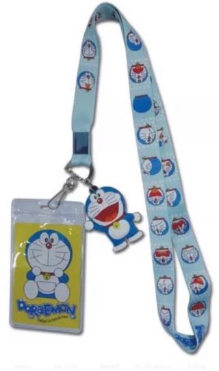 Doraemon Lanyard Anime Manga Licensed By Ge Animation Charm Id Holder