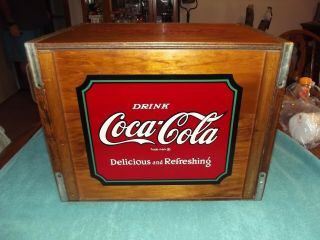 Vintage Coca Cola Coke Wood Crate Box Atlanta Georgia