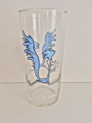 1973 Federal Pepsi Warner Bros Looney Tunes Road Runner Drinking Glass
