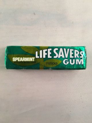 Life Savers Spearmint Pack Of Gum Vintage Old Candy Never Opened