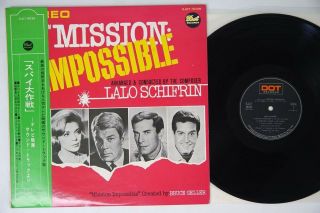 Ost (lalo Shifrin) Mission : Impossible Dot Sjet 8035 Japan Obi Vinyl Lp