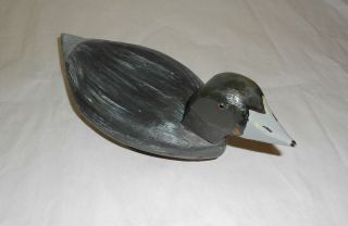 Hand Carved Duck Decoy Signed By Artist