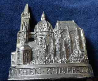 Souvenir Building Metal Vintage Kaiserdom Aachen / Germany