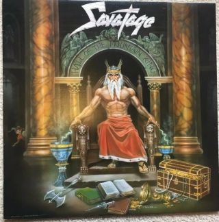 Savatage Hall Of The Mountain King Thrash Metal Rare Vinyl 1987