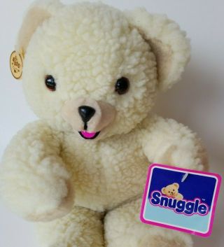 1986 Russ 15 " Snuggle Fabric Softener Plush Teddy Bear Tags 3146 Vtg Lever Bros