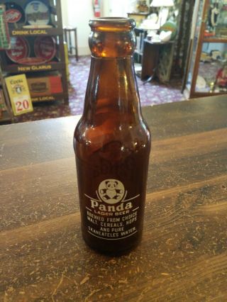 Rare Panda 7 oz.  Bottle Greenways Inc.  Syracuse York 2