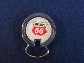 Vintage Phillips 66 Advertising Key Ring Keychain Gas Oil
