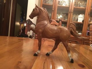 Vintage Breyer Horse Commander Five Gaiter Woodgrain 2