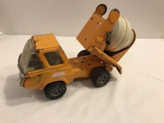 Vintage Tonka Toy Cement Mixer Truck Cab Pressed Steel 8.  25 " Usa Rare Orange