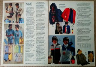 1980 Vintage Paper Print Ad 2 - Pg Fashion Jacket Sleepwear Stretch Underwear