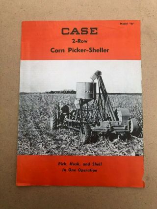 Case 2 - Row Corn Picker Sheller Sales Brochure Brookston Equip Brookston Ilinois