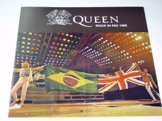 QUEEN - ROCK IN RIO / LIVE 1985 - LP YELLOW VINYL RARE CONCERT ALBUM NM J090 3