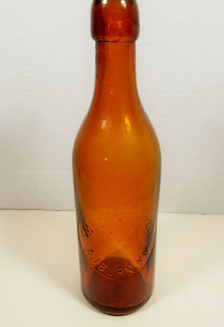 Vintage James H Holmes Beer Bottle Blob Top Auburn N.  Y.  Clyde Glass