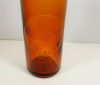 Vintage James H Holmes Beer Bottle Blob Top Auburn N.  Y.  Clyde Glass 2