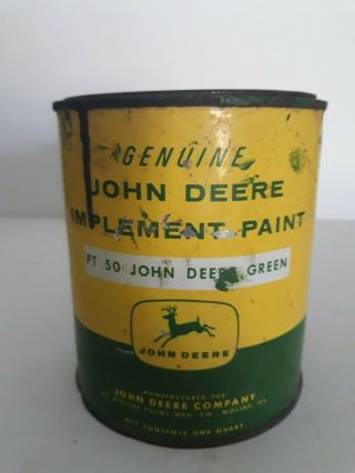 Vintage John Deere Implement Paint Can
