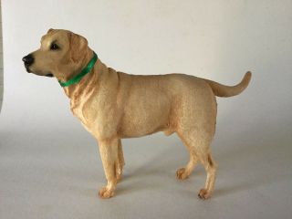 Yellow Labrador Retriever Dog Figurine Standing Best In Show Country Artists