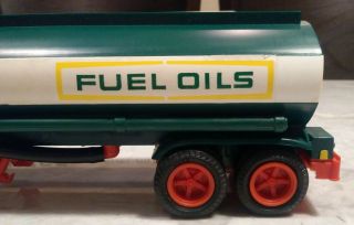 VINTAGE 1977 HESS FUEL OILS TRUCK TOY TANKER WITH BOX,  INSTRUCTION CARD 5