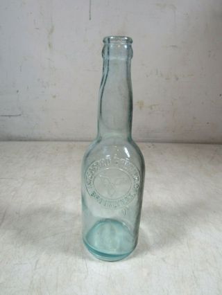 Antique Interboro Brewing Co Brooklyn Ny Beer Bottle 1913 - 1920 Embossed Nm