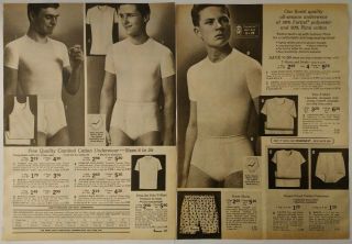 1969 Vintage Paper Print Ad 2 - Pg Fashion Boxer Short Polo Shirt Briefs Underwear
