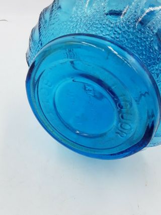 Vintage 1973 Jim Beam Blue Glass I Dream of Jeannie Liquor Bottle Genie Decanter 6