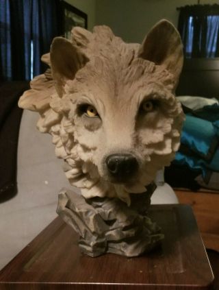 Wolf Head Bust