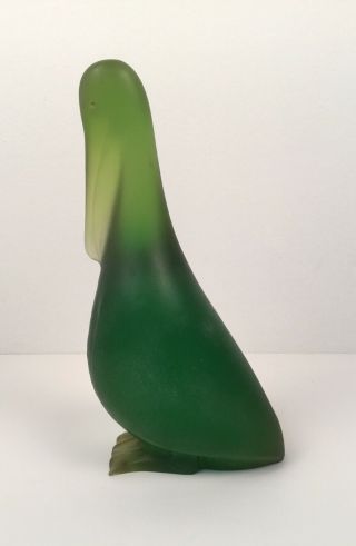 Sascha Brastoff Green Resin Pelican Figurine 6