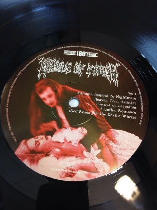 Cradle Of Filth ‎– Dusk And Her Embrace Vinyl LP Reissue 6