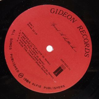 GIDEON SINGERS: Spread A Little Love Baltimore Private Funk Gospel Soul LP MP3 3