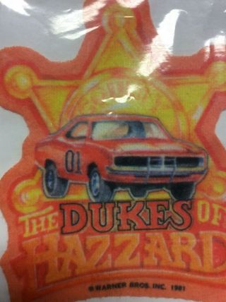Vintage 1981 Rare Dukes Of Hazzard General Lee Iron On Patch