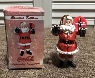 2000 Coca - Cola Ornament Limited Edition " Merry Christmas To You " Santa
