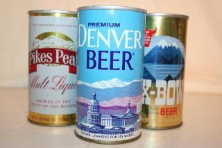 Denver Premium Beer 12 Oz Ss Pull Tab - Tivoli Brewing Co. ,  Denver,  Colorado