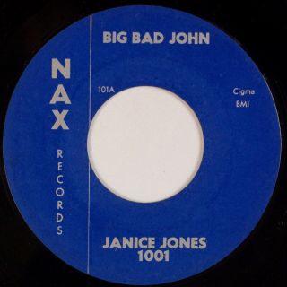 Janice Jones: One Way Love Nax 60s Unknown Northern Soul R&b 45 Popcorn Hear
