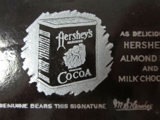 Vintage Hershey ' s Chocolate Candy Bar Wrapper More Sustaining Than Meat 1910s 6