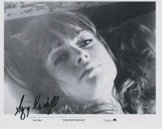James Bond `thunderball` (prue) Suzy Kendall Signed `the Penthouse` 8x10 Pic