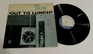 Jazz Eric Dolphy Out To Lunch Blue Note Lp Record 84163 Vg,