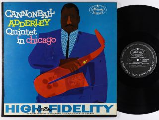 Cannonball Adderley Quintet - In Chicago Lp - Mercury - Mg - 20449 Mono Dg Vg,