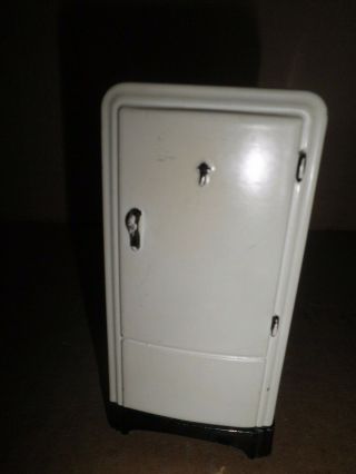 Wonderful Old White Metal Electrolux Refrigerator Still Bank C.  1940 
