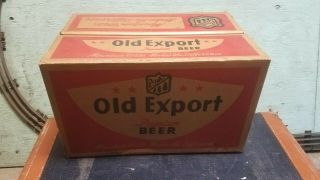 Old Export Beer Box Pittsburgh Brewing Co.  1975