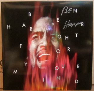 Ben Harper Fight For Your Mind 2015 Autographed Test Press Vinyl 2 Lp Nm