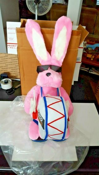 Vintage 1989 Energizer Bunny Large 23” Plush Complete - Never Played With