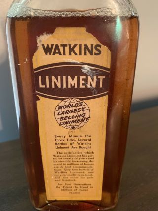 Antique Watkins Liniment Bottle 3