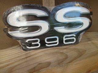 Chevrolet Chevy Ss396 Embossed Metal Signs Man Cave Garage Cool 12 By 6