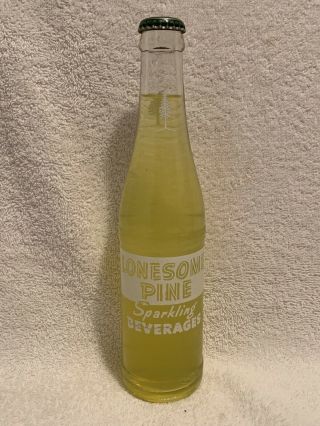 Full 10oz Lonesome Pine Lemon Acl Soda Bottle St.  Paul,  Virginia
