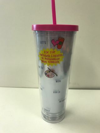 Nip Starbucks 24oz Venti Create Your Own Cold Cup Limited Edition
