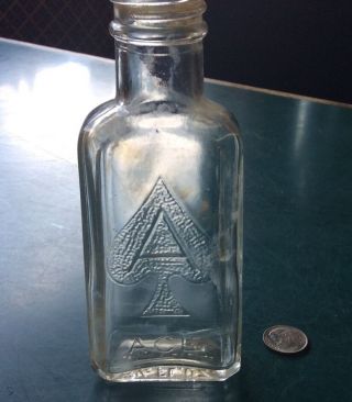 Vintage Ace Of Spades 3 - 1/2 Oz.  Bottle
