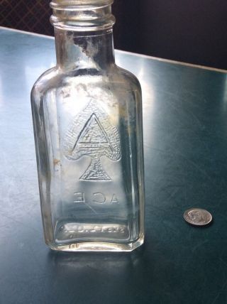 Vintage Ace Of Spades 3 - 1/2 Oz.  Bottle 3
