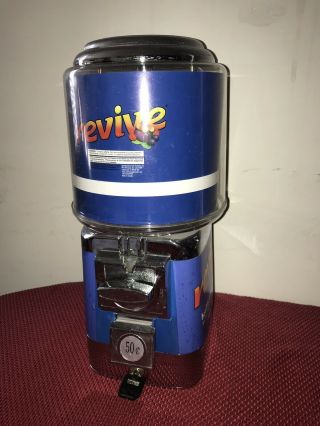 Box Of 4 - Revive Energy Vending Machine - Candy & Gumball Dispenser 50 Cent
