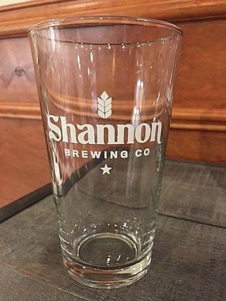Set of Nine (9) Shannon Brewing Company Pint Beer Glasses Keller Texas 3